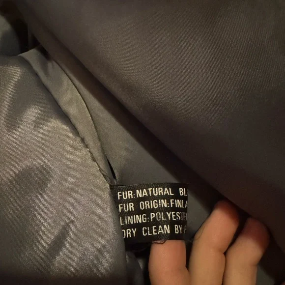 Saga Fur Gray and Brown Fox Jacket - Picture 7 of 8